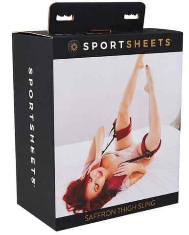 Sportsheets Saffron Thigh Sling with Adjustable Straps for Deep Penetration - Spreaders and Hangers