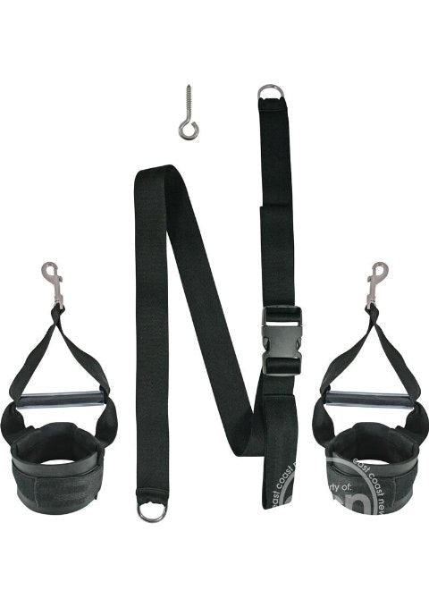 Sportsheets Surrender Grip BDSM Play Cuffs with Adjustable Restraint System - - Cuffs and Restraints