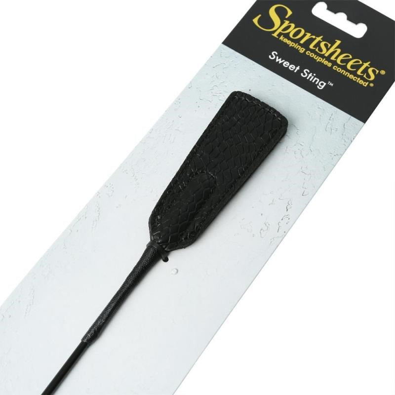 Sportsheets Sweet Sting Crop Crystal Embossed Impact Play - - Whips And Crops