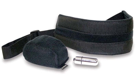 Sportsheets Vibrating Doggie Style Strap with Clitoral Stimulation - Cuffs And Restraints