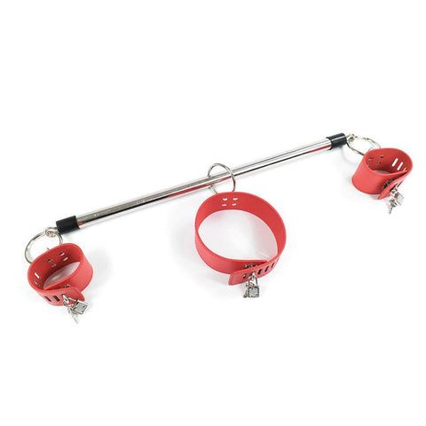 BDStyle Stainless Steel Restraint Spreader Bar Kit with Collar - Spreaders and Hangers