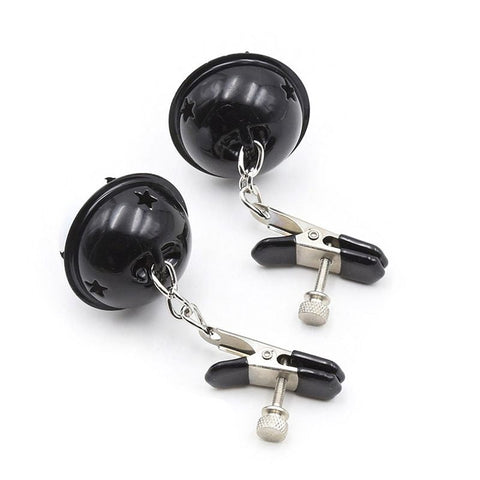 BDStyle Star Ball Nipple Clamp with Adjustable Pressure Control - Breast and Nipple Toys