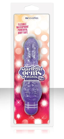 NS Novelties Starlight Mini Gems Virgo Pink Mini Vibrator with Crystals - G-Spot Vibrators