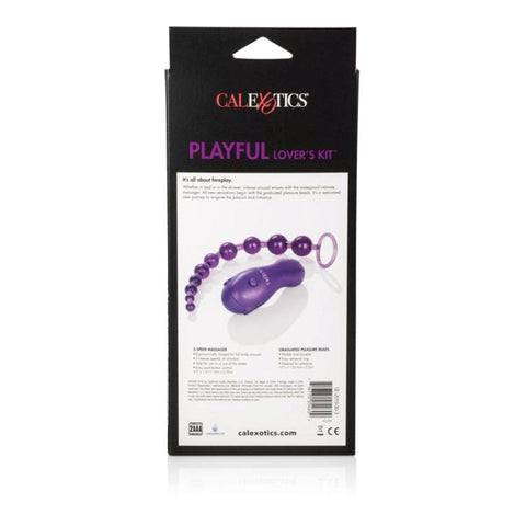 Starter Playful Lovers Ensemble Anal Massager with Vibrator and Beads - Sex Kits