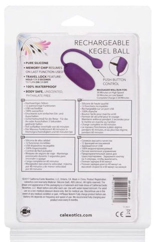 California Exotics Starter Rechargeable Kegel Ball Pelvic Floor Trainer - Love Eggs and Kegel Exercisers
