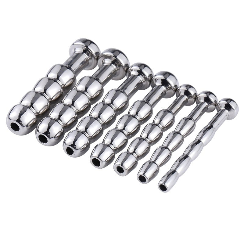 Steel 4 Balls Urethral Catheter Try The Best - - Penis Plugs