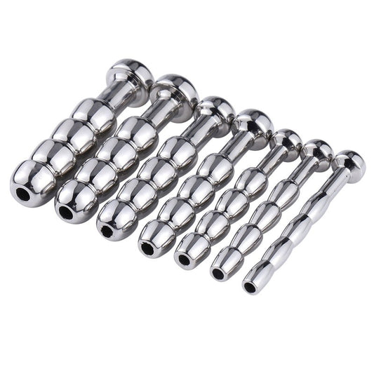 Steel 4 Balls Urethral Catheter Try The Best - - Penis Plugs