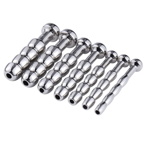 BDStyle Steel 4 Balls Urethral Catheter Stainless Steel Construction - Penis Plugs