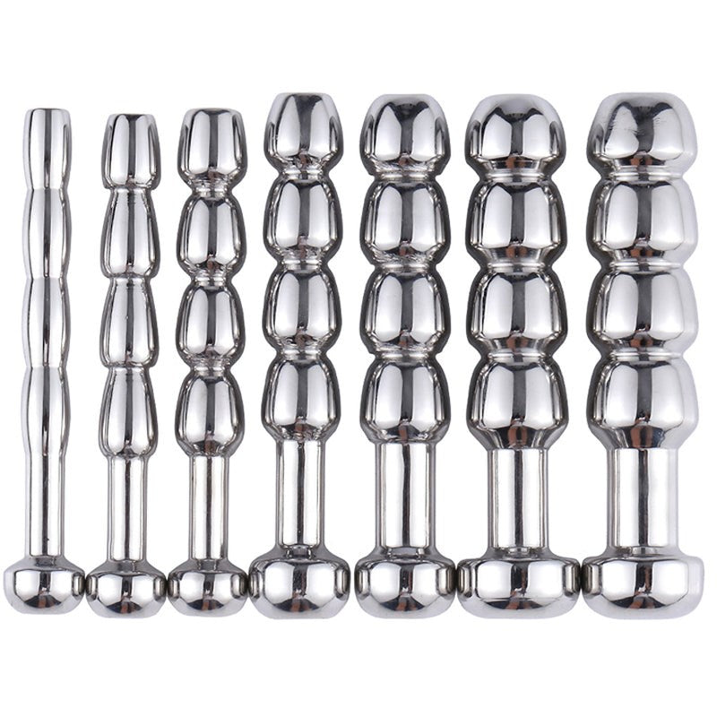 Steel 4 Balls Urethral Catheter Try The Best - - Penis Plugs