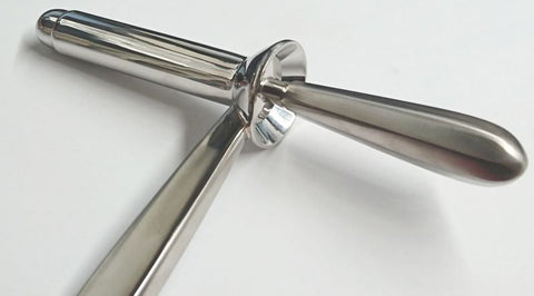 Hells Couture Steel Anal Scope Premium Stainless Steel Butt Plug for Anal Play - Dental and Clinical