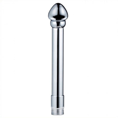 BDStyle Steel Douche With Head Medical Grade Stainless Steel Anal Douche - Steel Sex Toys