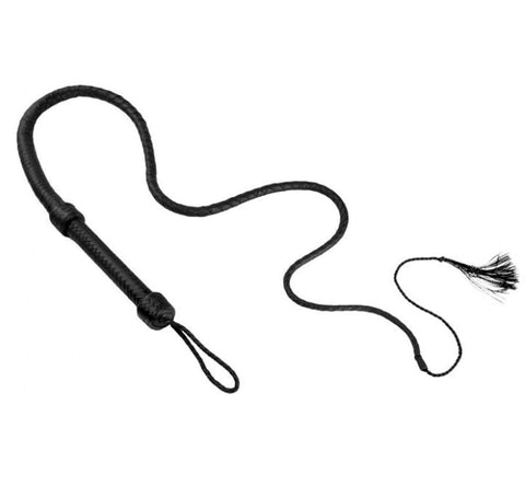 Hells Couture Stockmans Leather Whip 180cm Premium BDSM Impact Play Tool - Whips And Crops
