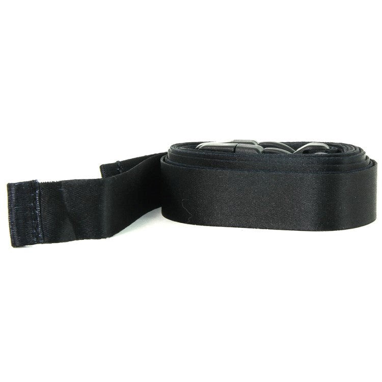 Strap-Ease Bondage Straps 4 Foot Black Get Erection Rings - - Cuffs And Restraints