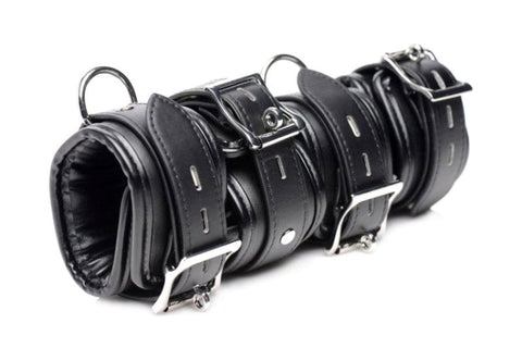XR Brands Strict Slave Bondage Shackle Set Full Body Restraint System - Cuffs and Restraints