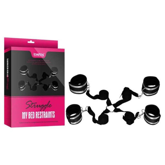 Struggle My Bed BDSM Play Restraints Boost Your Erections - - Cuffs And Restraints