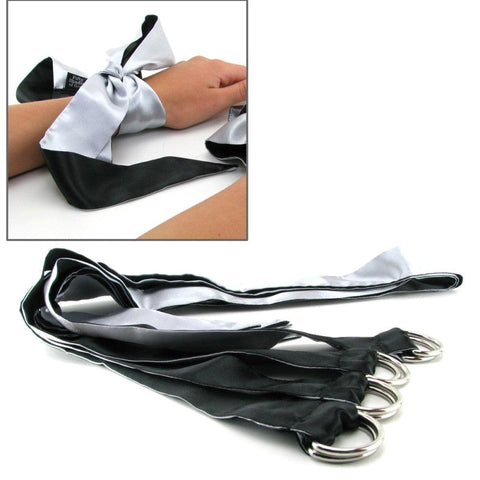 Love Honey Submit To Me Beginners Bondage Kit with Satin Restraints - Bondage Kits