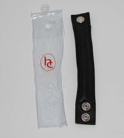 Hells Couture Subshop Single Weighted Leather Cock Ring with Weight - Ball And Cock Toys