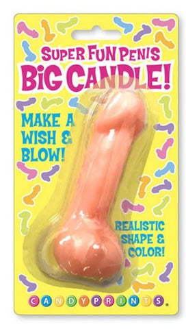 Little Genie Super Fun Penis Big Candle Adult Party Novelty - Bachelorette and Bucks