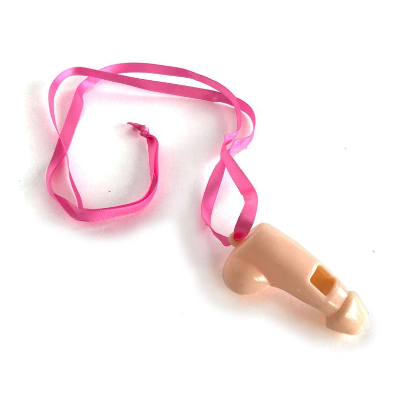 Little Genie Super Fun Penis Party Whistles 6 Pack Novelty Party Favors - Bachelorette and Bucks
