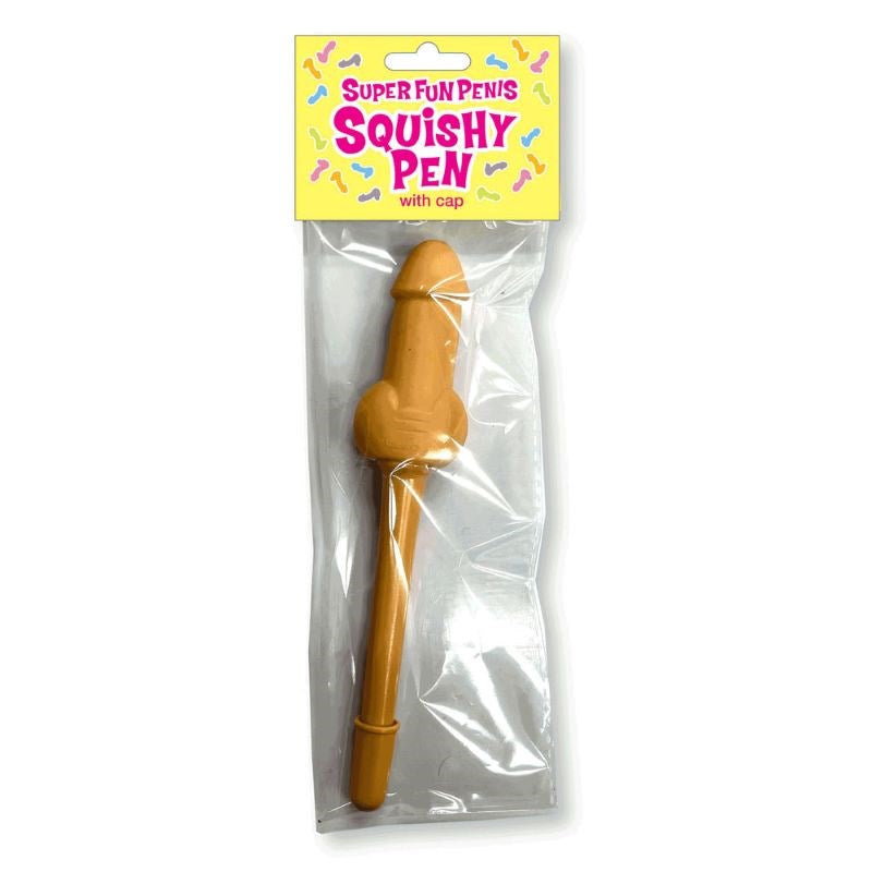 Little Genie Super Fun Penis Squishy Pen Novelty Writing Instrument - - Bachelorette and Bucks