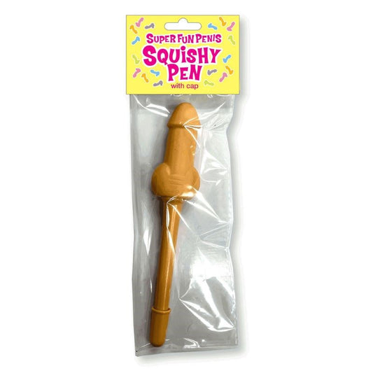 Little Genie Super Fun Penis Squishy Pen Novelty Writing Instrument - - Bachelorette and Bucks