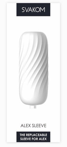 Svakom Alex Male Masturbator Replacement Sleeve Ultra Soft TPE Material - Vibrator Accessories