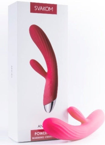 Svakom Angel Warming Flexible Rabbit Vibrator with Heating Technology - Rabbit Vibrators
