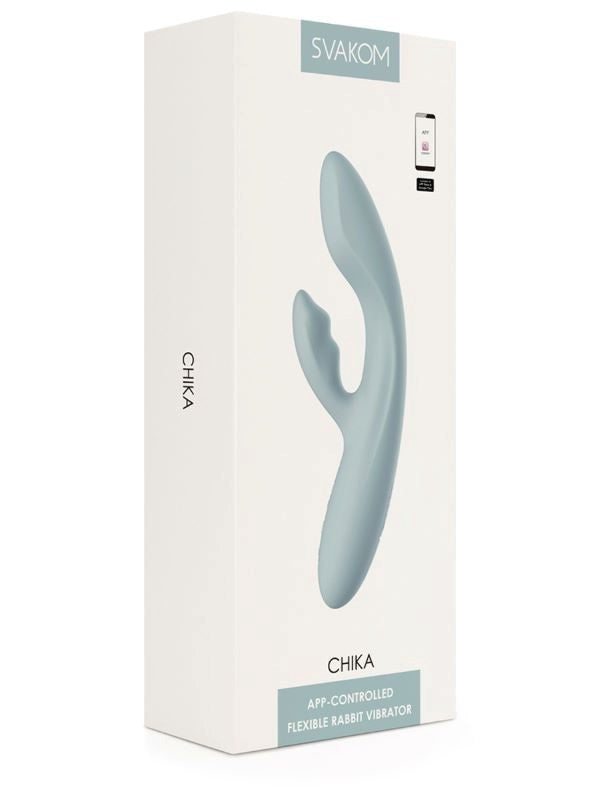 Svakom Chika App Controlled Interactive Rabbit Vibrator with Warming Function - - Rabbit Vibrators