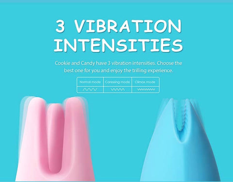 Svakom Cookie Multi Functions Foreplay Clitoral Massager with Tentacle Design - Clit Ticklers and Pulsators