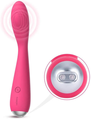 Svakom Iris Flexible Clitoral and G Spot Silicone Vibrator Semi Flexible - Waterproof Vibrators