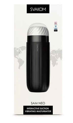 Svakom Sam Neo Suction and Vibration Mens Masturbator - Luxury Sex Toys