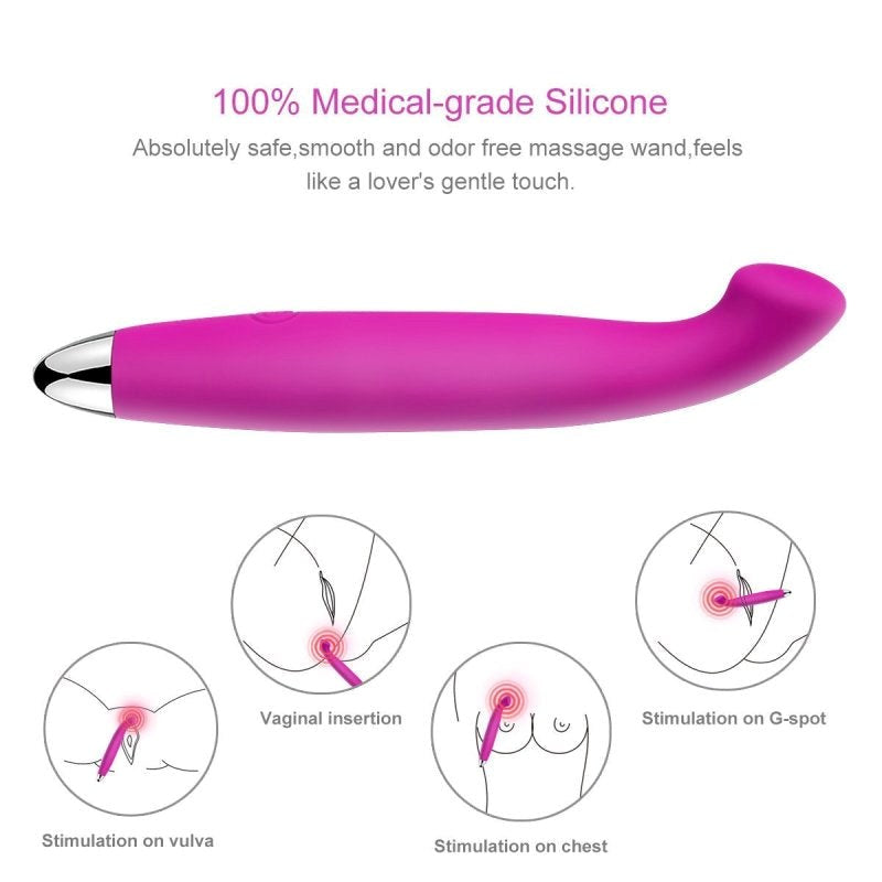 Svakom Sara Flexible Head G Spot Vibrator with Adaptive Stimulation - - Waterproof Vibrators