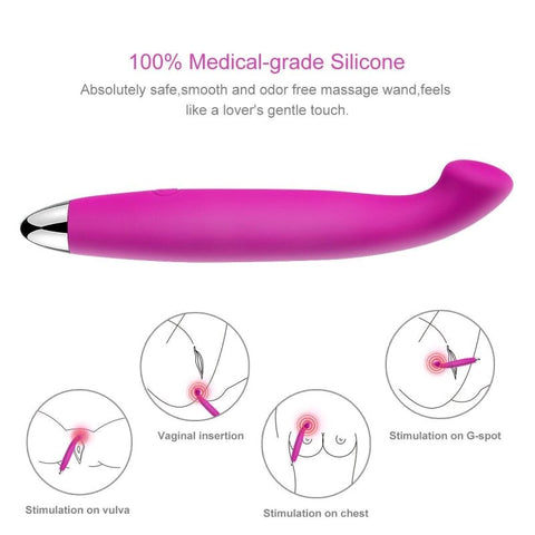 Svakom Sara Flexible Head G Spot Vibrator with Adaptive Stimulation - Waterproof Vibrators