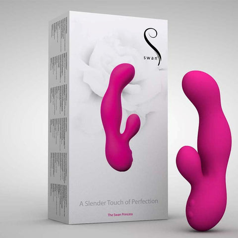BMS Factory The Swan 4 Princess Rabbit Dual Motors and Rechargeable Design - Rabbit Vibrators