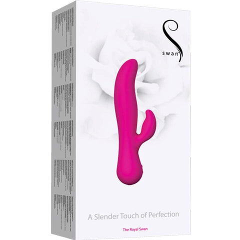 BMS Factory Swan 6 The Royal Dual Motor Rotating G Spot Vibrator - Rabbit Vibrators