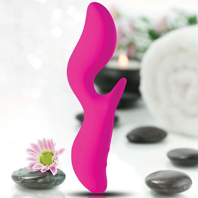 BMS Factory Swan 7 The Black Swan Seamless Silicone Delight G Spot Vibrator - Rabbit Vibrators