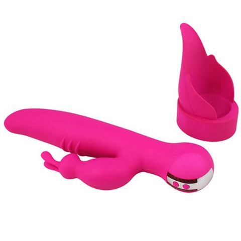 BMS Factory Swan Adore Elegance Dual Stimulation Rabbit Vibrator Waterproof - Rabbit Vibrators