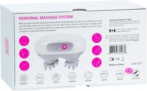 BMS Factory Swan Opalescent Massage Delight 6 Soothing Settings - Luxury Sex Toys