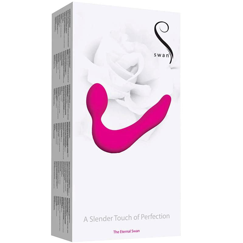 BMS Factory Swan The Eternal Strapless Strap On Vibrator Dual Motors - - Rabbit Vibrators