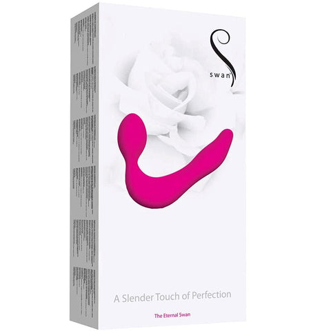 BMS Factory Swan The Eternal Strapless Strap On Vibrator Dual Motors - Rabbit Vibrators