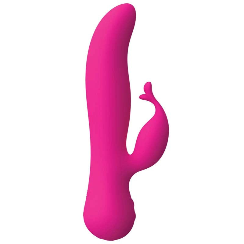 BMS Factory Swan The Kissing Dual Motor Rabbit Vibrator with Rotating Shaft - - Rabbit Vibrators