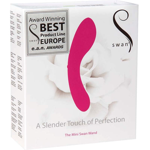 BMS Factory Swan The Mini Wand Body Massager with Dual PowerBullet Motors - Waterproof Vibrators