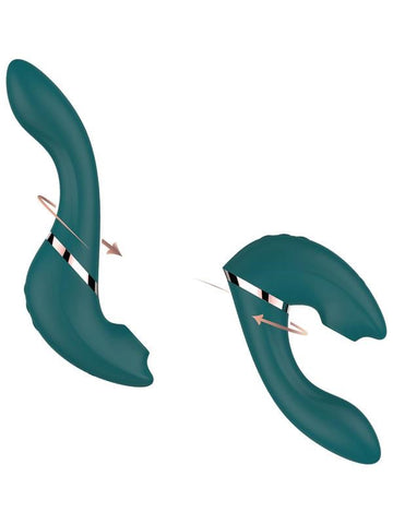 Dual-Stimulation Ecstasy - The Monarch Swan Vibrator - Luxury Sex Toys