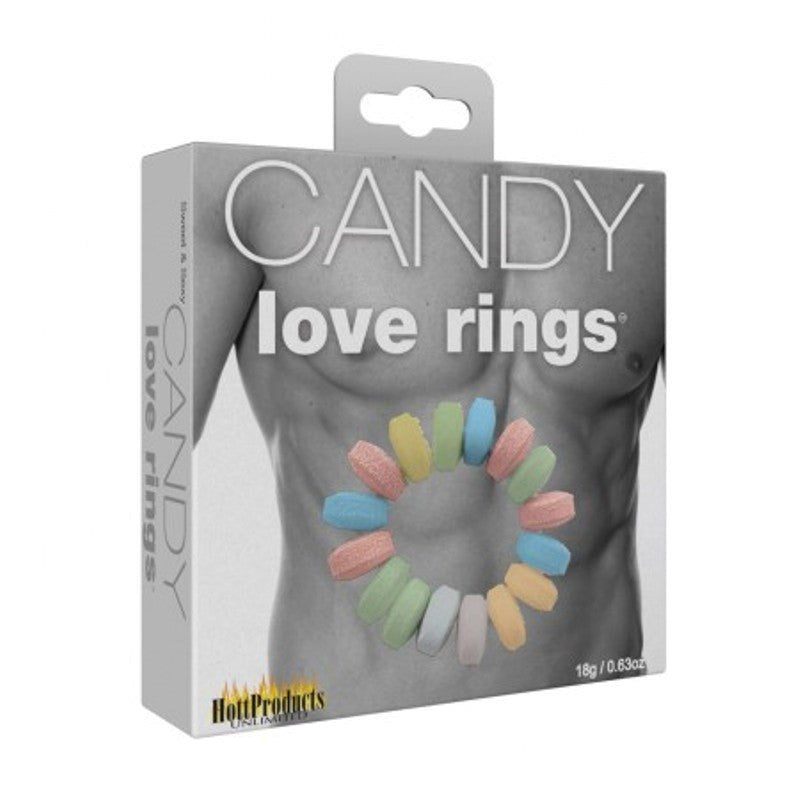 Hott Products Sweet & Sexy Candy Love Cockring Edible Multi Flavor - - Sex Games, Coupons and Tricks