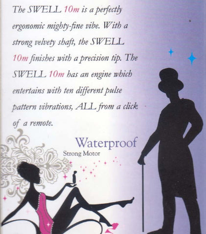 Xa Xa Xoom Swell Wireless Vibrator with Remote Control and 10 Speeds - Remote Control Vibrators