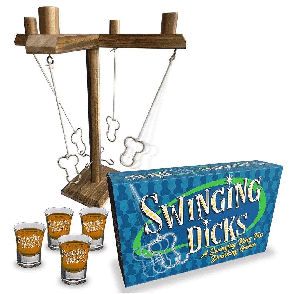 Little Genie Swinging Dicks Drinking Game Complete Adult Party Set - Sex Games, Coupons and Tricks