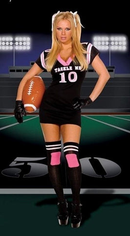 Dream Girl Lingerie Sporty Touchdown Dress with Mesh Top for Roleplay - Fancy Dress Ups