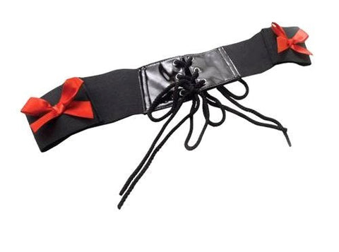 California Exotics Tantric Binding Love Corset With Wrist Cuffs Adjustable - Cuffs And Restraints