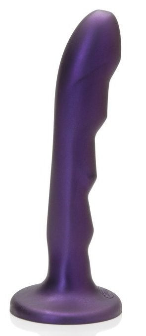 Tantus Charmer Midnight Purple Harness Dildo Premium Silicone G Spot Toy - - Realistic Dildos