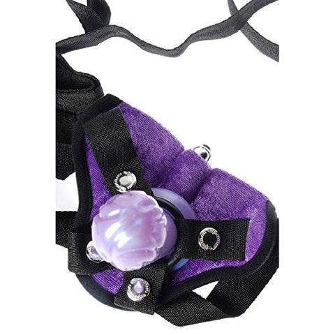 Tantus Harness Flame Kit Premium Silicone Dildo and Velvet Harness - Strap On Sextoys